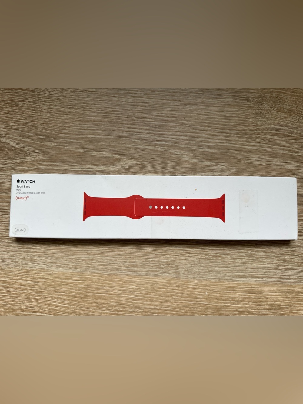 38mm Red Apple Watch Sport Band